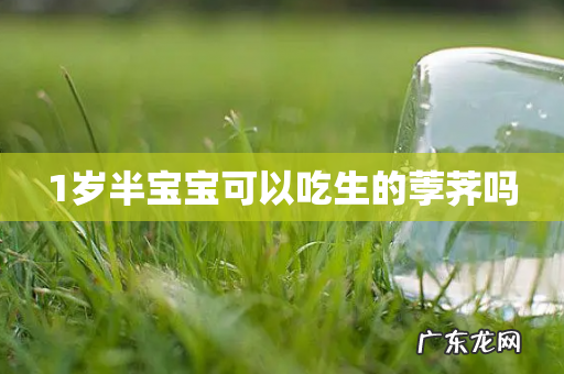 1岁半宝宝可以吃生的荸荠吗
