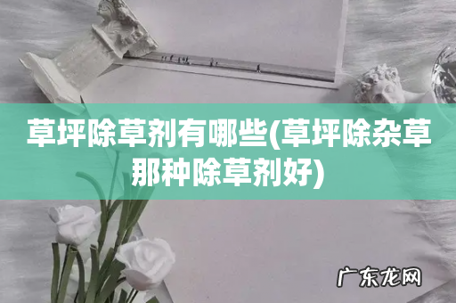 草坪除杂草那种除草剂好 草坪除草剂有哪些