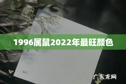 1996属鼠2022年最旺颜色