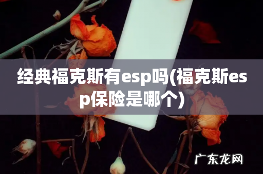 福克斯esp保险是哪个 经典福克斯有esp吗