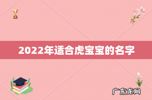 2022年适合虎宝宝的名字