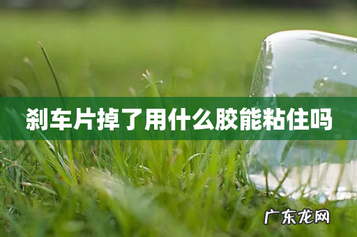 刹车片掉了用什么胶能粘住吗