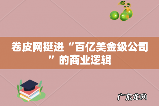卷皮网挺进“百亿美金级公司”的商业逻辑