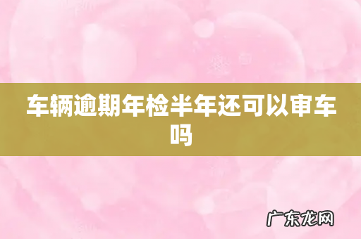 车辆逾期年检半年还可以审车吗