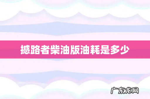 撼路者柴油版油耗是多少