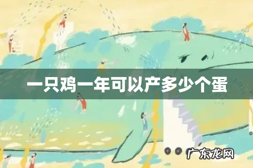 一只鸡一年可以产多少个蛋
