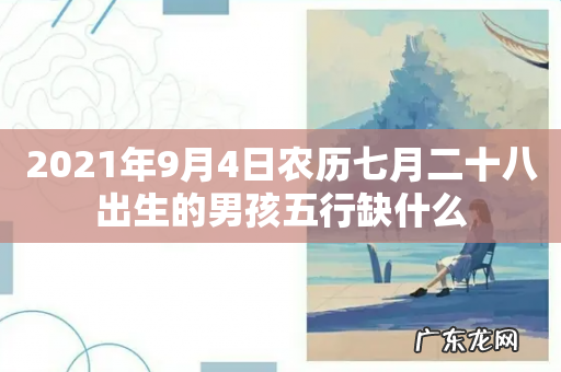 2021年9月4日农历七月二十八出生的男孩五行缺什么