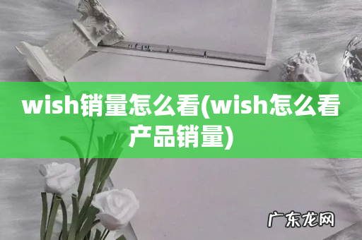 wish怎么看产品销量 wish销量怎么看
