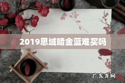 2019思域暗金蓝难买吗