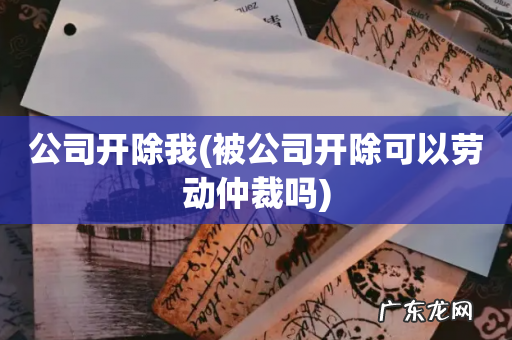 被公司开除可以劳动仲裁吗 公司开除我