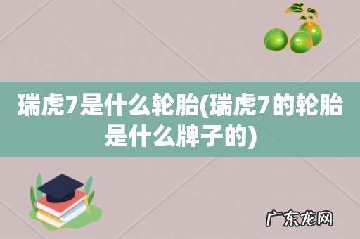 瑞虎7的轮胎是什么牌子的 瑞虎7是什么轮胎