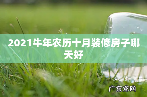 2021牛年农历十月装修房子哪天好
