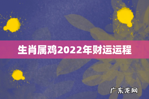 生肖属鸡2022年财运运程