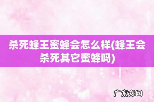 蜂王会杀死其它蜜蜂吗 杀死蜂王蜜蜂会怎么样