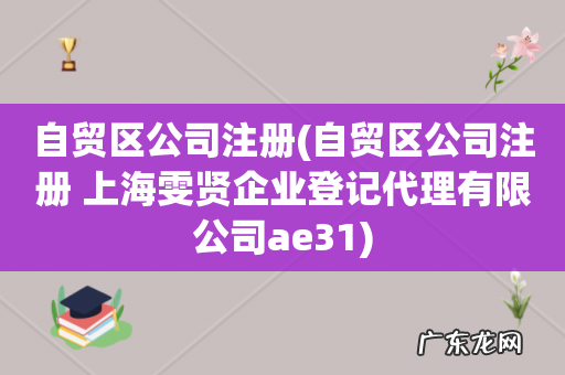 自贸区公司注册 上海雯贤企业登记代理有限公司ae31 自贸区公司注册