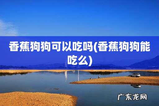 香蕉狗狗能吃么 香蕉狗狗可以吃吗