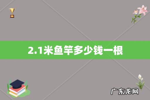 2.1米鱼竿多少钱一根
