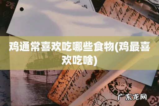 鸡最喜欢吃啥 鸡通常喜欢吃哪些食物