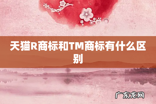 天猫R商标和TM商标有什么区别