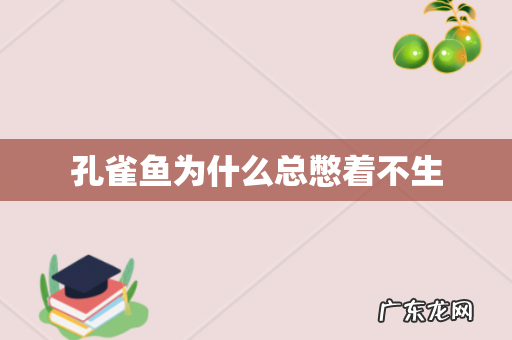 孔雀鱼为什么总憋着不生