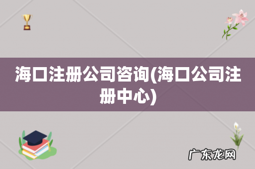 海口公司注册中心 海口注册公司咨询
