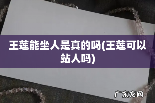 王莲可以站人吗 王莲能坐人是真的吗