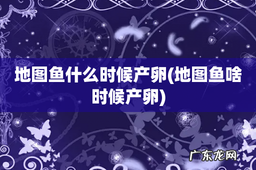 地图鱼啥时候产卵 地图鱼什么时候产卵