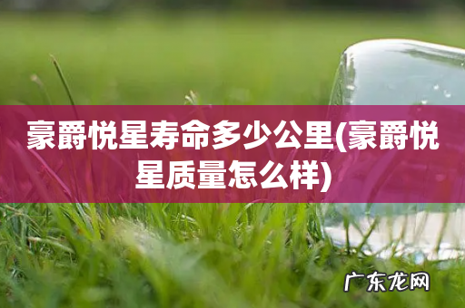 豪爵悦星质量怎么样 豪爵悦星寿命多少公里