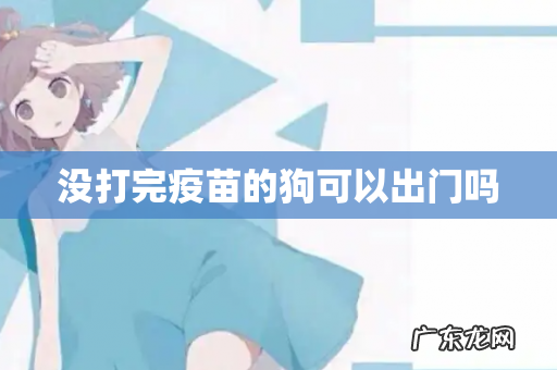 没打完疫苗的狗可以出门吗
