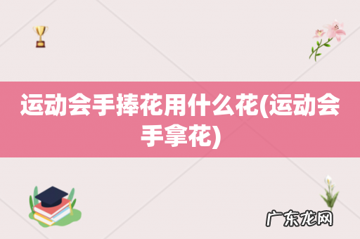 运动会手拿花 运动会手捧花用什么花