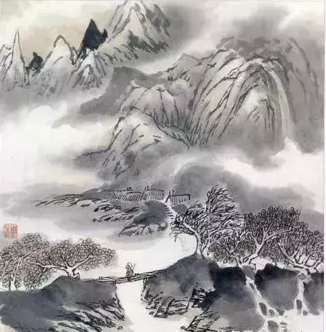 山水画风水有什么讲究 烟雾山水画