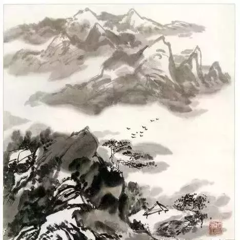 山水画风水有什么讲究 烟雾山水画