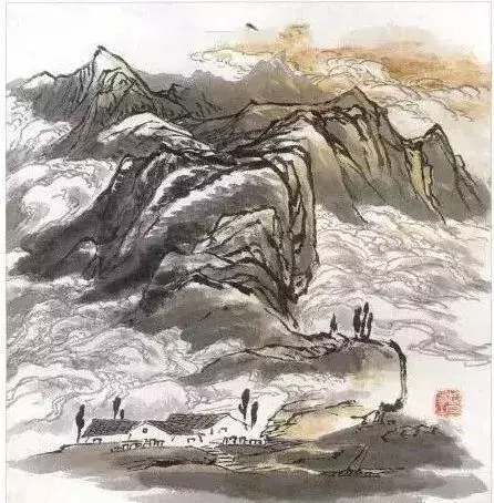 山水画风水有什么讲究 烟雾山水画