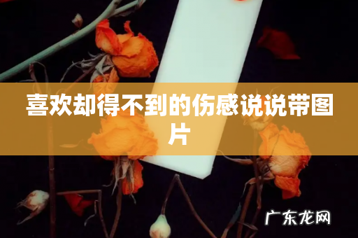 喜欢却得不到的伤感说说带图片