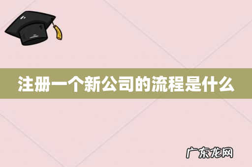 注册一个新公司的流程是什么