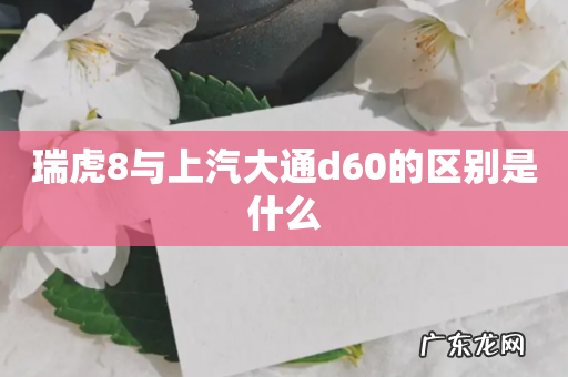 瑞虎8与上汽大通d60的区别是什么