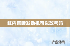 缸内直喷发动机可以改气吗