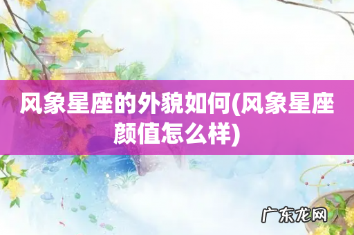风象星座颜值怎么样 风象星座的外貌如何