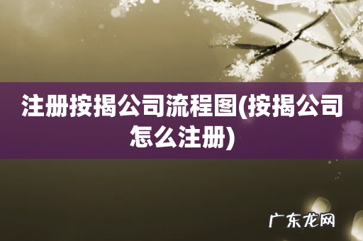 按揭公司怎么注册 注册按揭公司流程图
