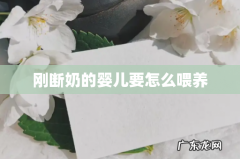 刚断奶的婴儿要怎么喂养