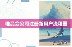 唯品会公司注册新用户流程图