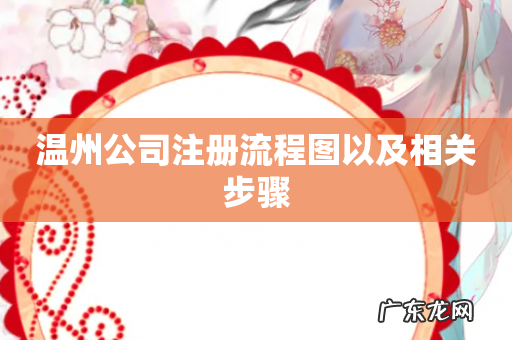 温州公司注册流程图以及相关步骤