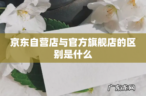 京东自营店与官方旗舰店的区别是什么