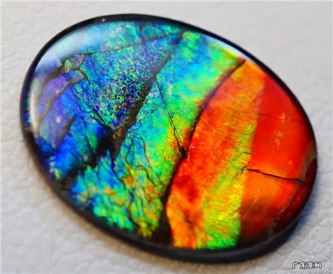 彩斑菊石 七彩石风水