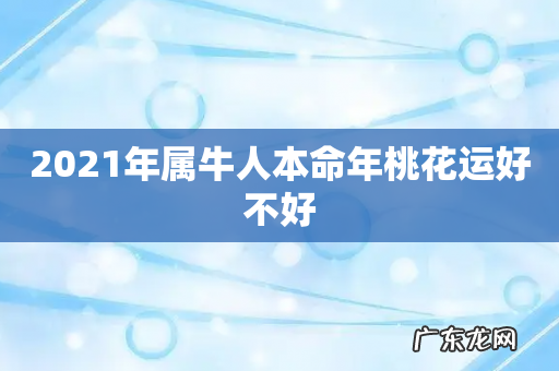 2021年属牛人本命年桃花运好不好