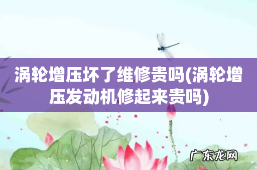 涡轮增压发动机修起来贵吗 涡轮增压坏了维修贵吗