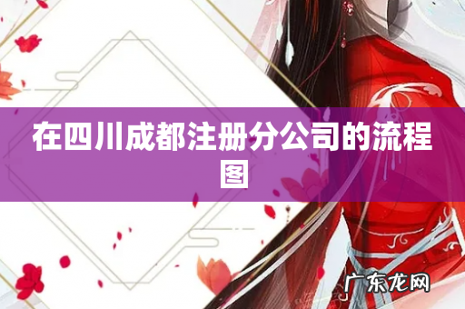 在四川成都注册分公司的流程图