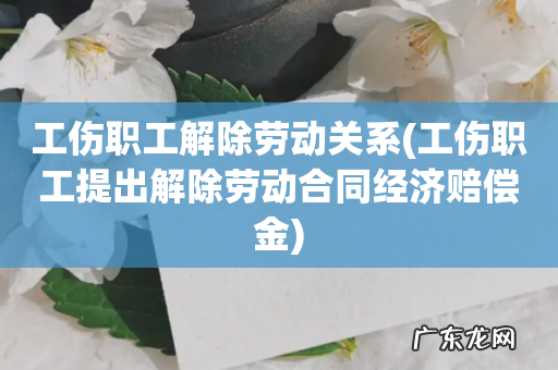 工伤职工提出解除劳动合同经济赔偿金 工伤职工解除劳动关系