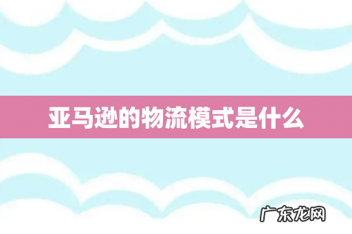 亚马逊的物流模式是什么