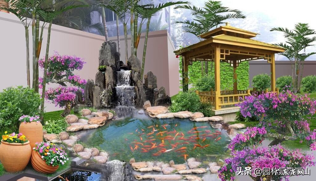 热带生鱼池最佳的深度 风水学鱼池位置